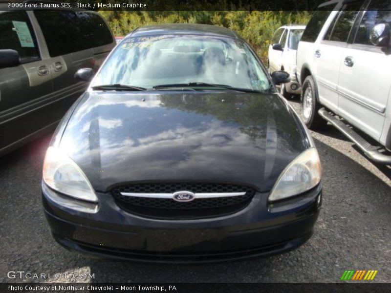 Black / Medium Graphite 2000 Ford Taurus SES