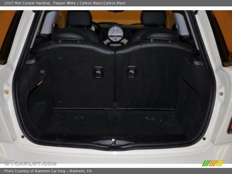 Pepper White / Carbon Black/Carbon Black 2007 Mini Cooper Hardtop