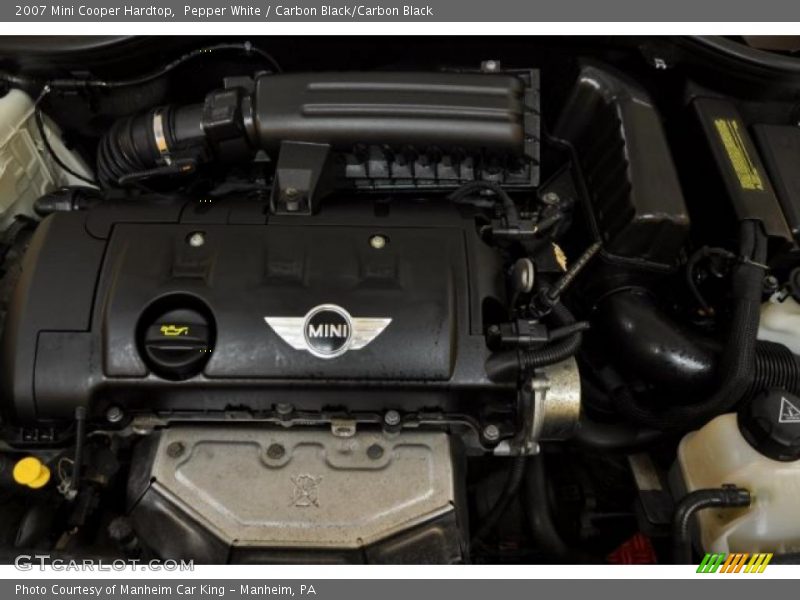 Pepper White / Carbon Black/Carbon Black 2007 Mini Cooper Hardtop