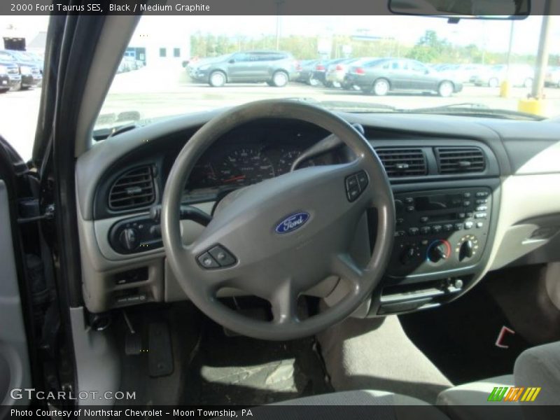 Black / Medium Graphite 2000 Ford Taurus SES