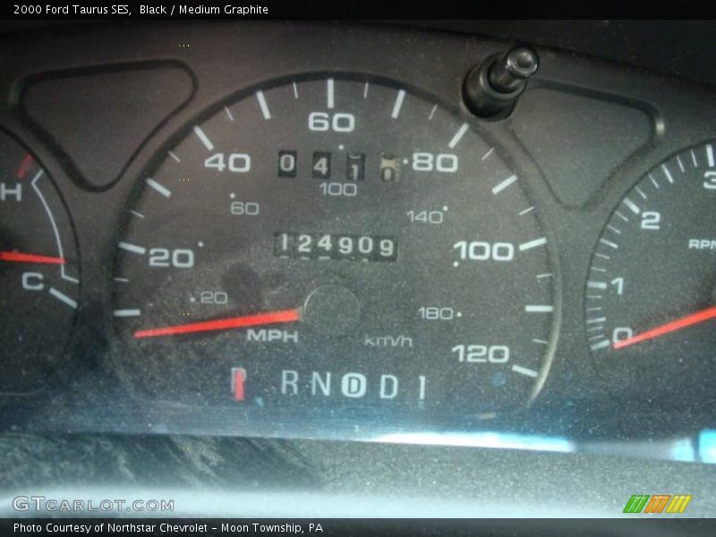 Black / Medium Graphite 2000 Ford Taurus SES