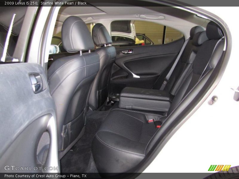 Starfire White Pearl / Black 2009 Lexus IS 250