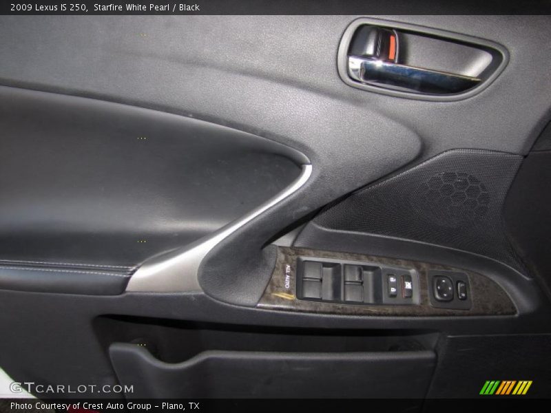 Starfire White Pearl / Black 2009 Lexus IS 250