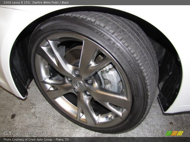 Starfire White Pearl / Black 2009 Lexus IS 250