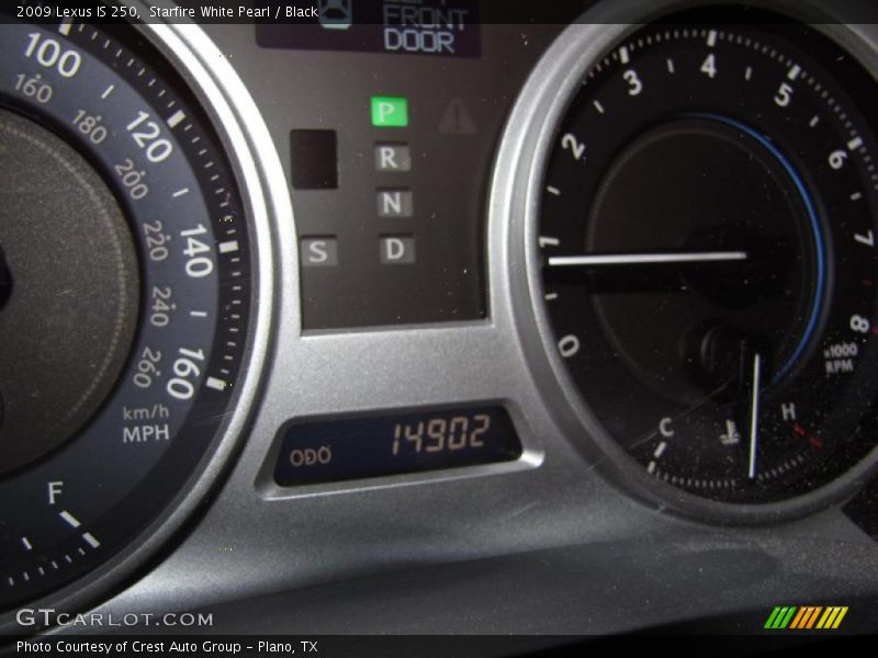 Starfire White Pearl / Black 2009 Lexus IS 250