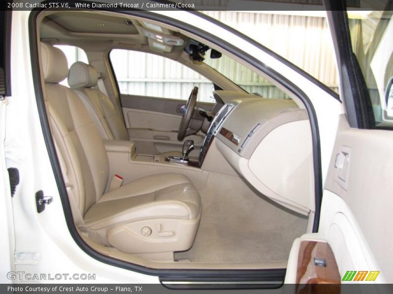 White Diamond Tricoat / Cashmere/Cocoa 2008 Cadillac STS V6