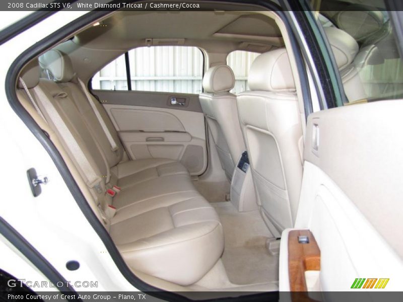 White Diamond Tricoat / Cashmere/Cocoa 2008 Cadillac STS V6