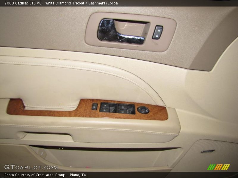 White Diamond Tricoat / Cashmere/Cocoa 2008 Cadillac STS V6