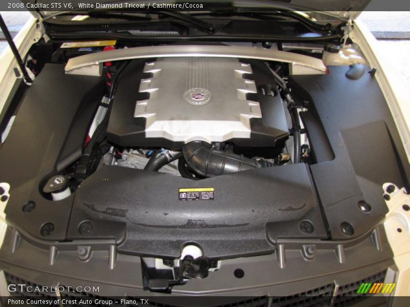 White Diamond Tricoat / Cashmere/Cocoa 2008 Cadillac STS V6