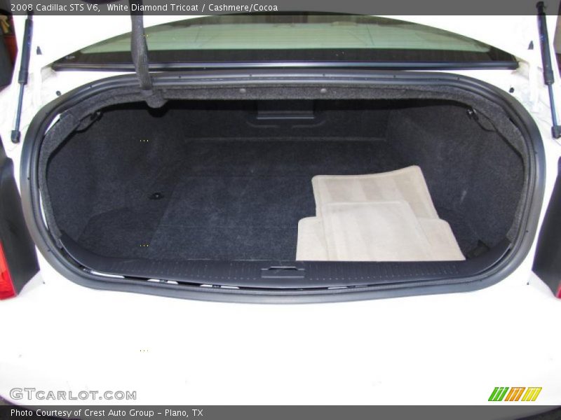 White Diamond Tricoat / Cashmere/Cocoa 2008 Cadillac STS V6