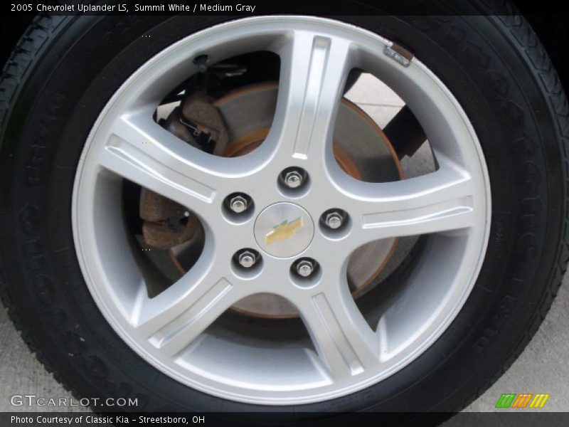 Summit White / Medium Gray 2005 Chevrolet Uplander LS