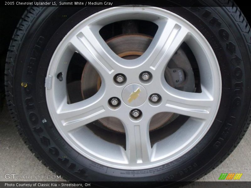 Summit White / Medium Gray 2005 Chevrolet Uplander LS