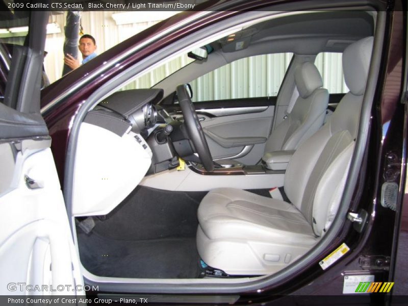 Black Cherry / Light Titanium/Ebony 2009 Cadillac CTS Sedan