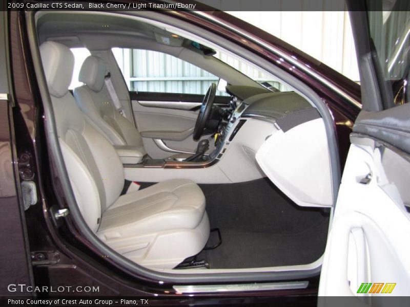 Black Cherry / Light Titanium/Ebony 2009 Cadillac CTS Sedan