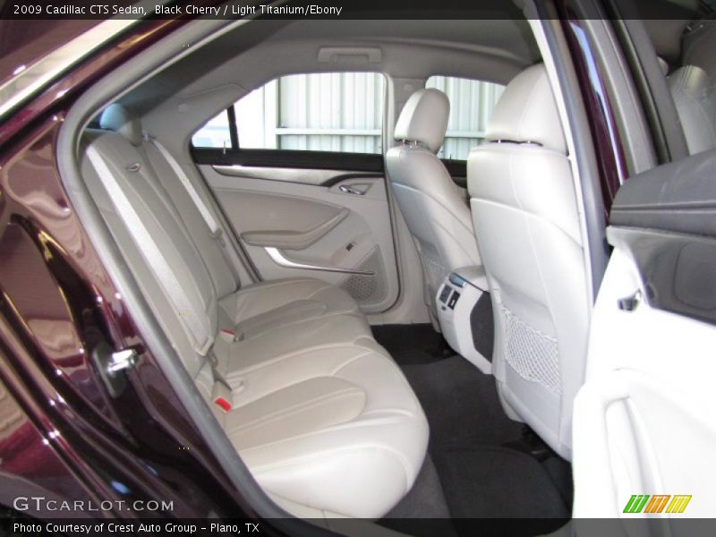 Black Cherry / Light Titanium/Ebony 2009 Cadillac CTS Sedan