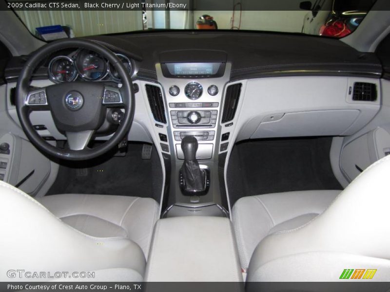 Black Cherry / Light Titanium/Ebony 2009 Cadillac CTS Sedan