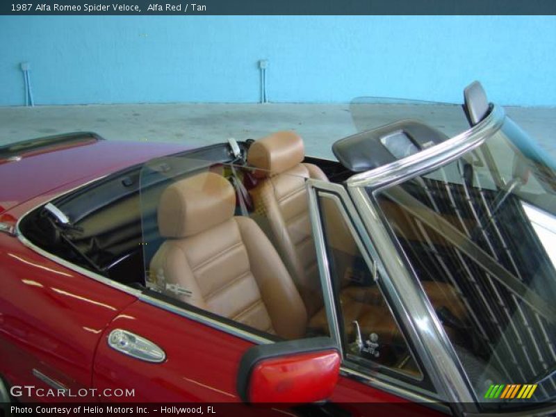 Alfa Red / Tan 1987 Alfa Romeo Spider Veloce
