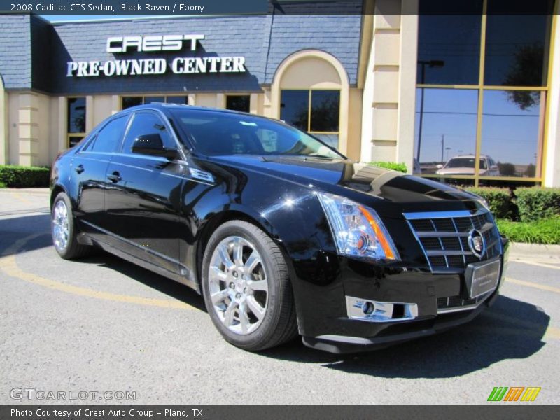 Black Raven / Ebony 2008 Cadillac CTS Sedan