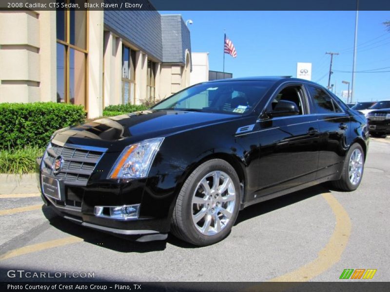 Black Raven / Ebony 2008 Cadillac CTS Sedan