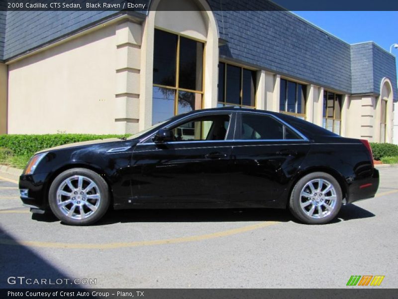 Black Raven / Ebony 2008 Cadillac CTS Sedan