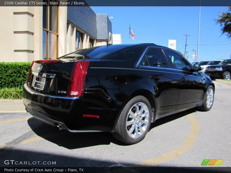 Black Raven / Ebony 2008 Cadillac CTS Sedan