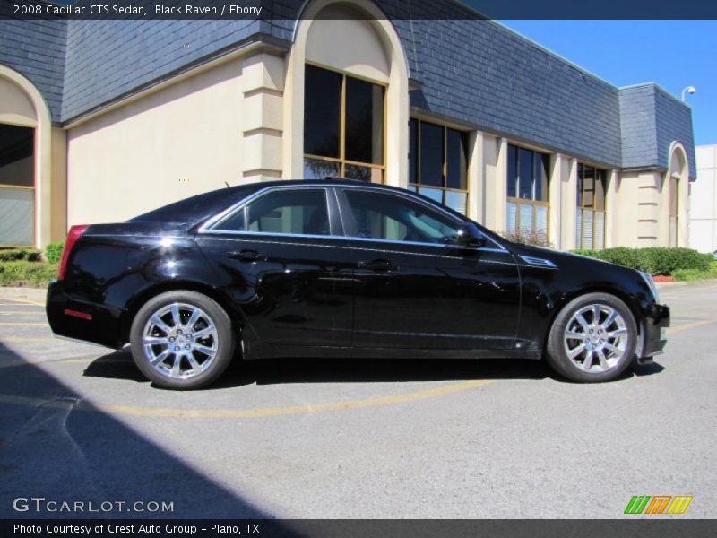 Black Raven / Ebony 2008 Cadillac CTS Sedan