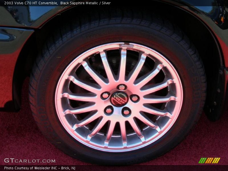 Black Sapphire Metallic / Silver 2003 Volvo C70 HT Convertible