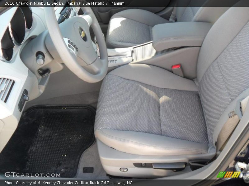 Imperial Blue Metallic / Titanium 2010 Chevrolet Malibu LS Sedan