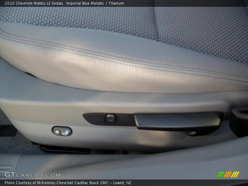 Imperial Blue Metallic / Titanium 2010 Chevrolet Malibu LS Sedan