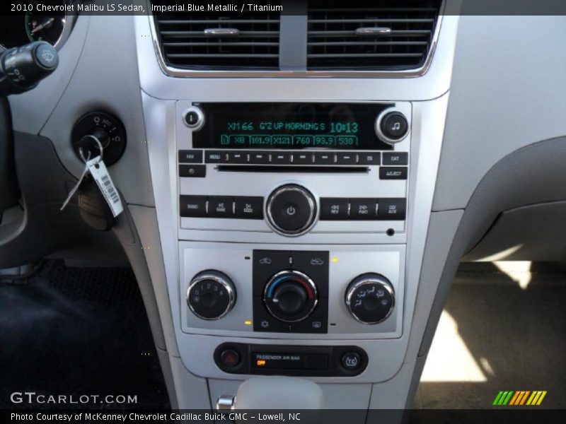 Imperial Blue Metallic / Titanium 2010 Chevrolet Malibu LS Sedan
