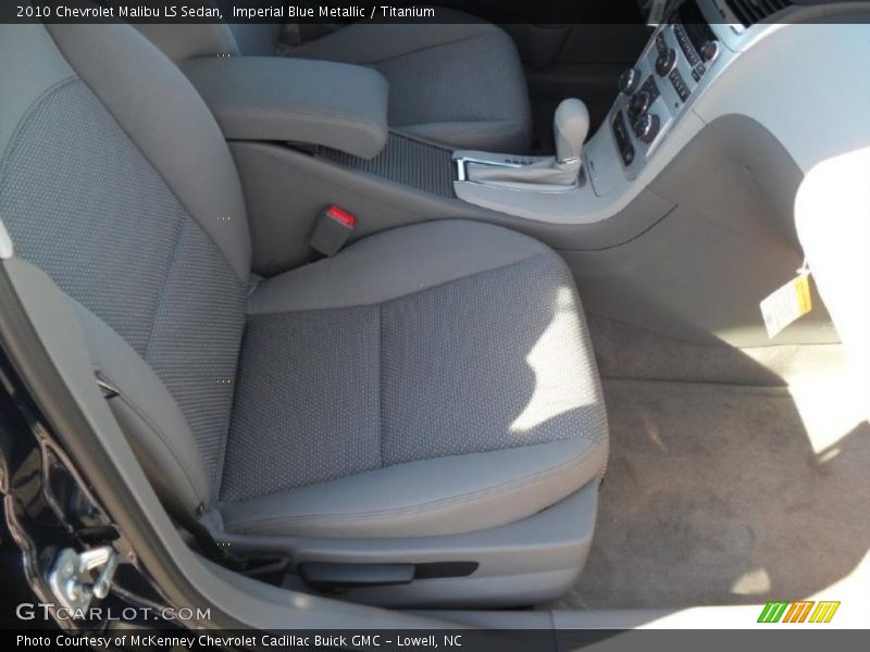 Imperial Blue Metallic / Titanium 2010 Chevrolet Malibu LS Sedan
