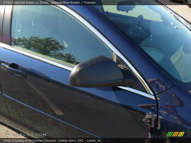 Imperial Blue Metallic / Titanium 2010 Chevrolet Malibu LS Sedan