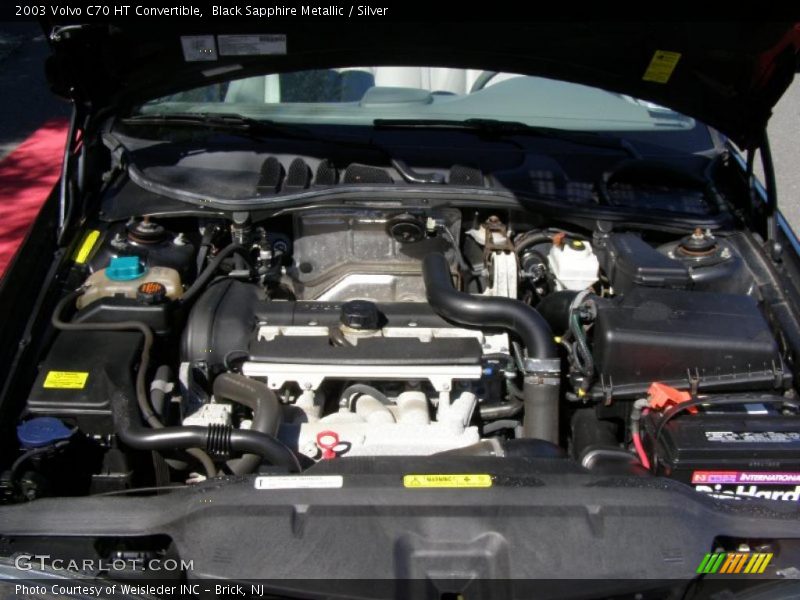 Black Sapphire Metallic / Silver 2003 Volvo C70 HT Convertible