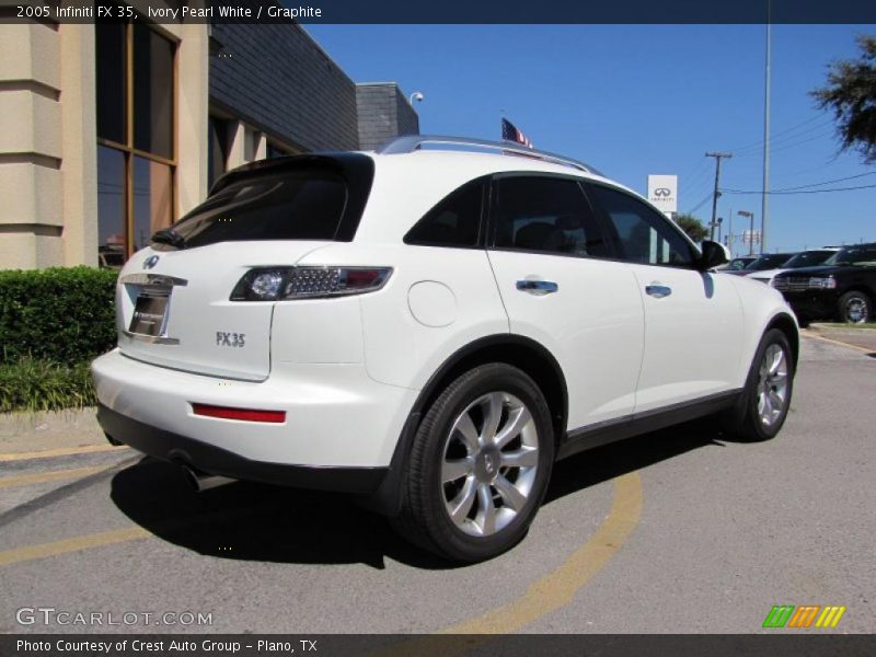 Ivory Pearl White / Graphite 2005 Infiniti FX 35