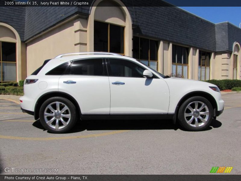 Ivory Pearl White / Graphite 2005 Infiniti FX 35