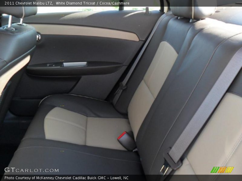 White Diamond Tricoat / Cocoa/Cashmere 2011 Chevrolet Malibu LTZ