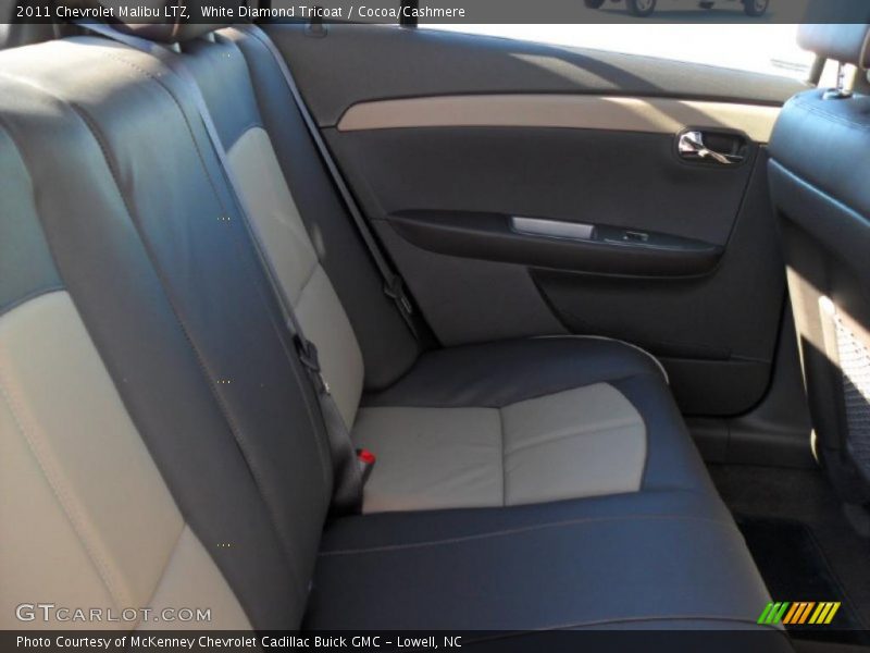 White Diamond Tricoat / Cocoa/Cashmere 2011 Chevrolet Malibu LTZ