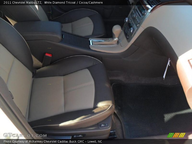 White Diamond Tricoat / Cocoa/Cashmere 2011 Chevrolet Malibu LTZ