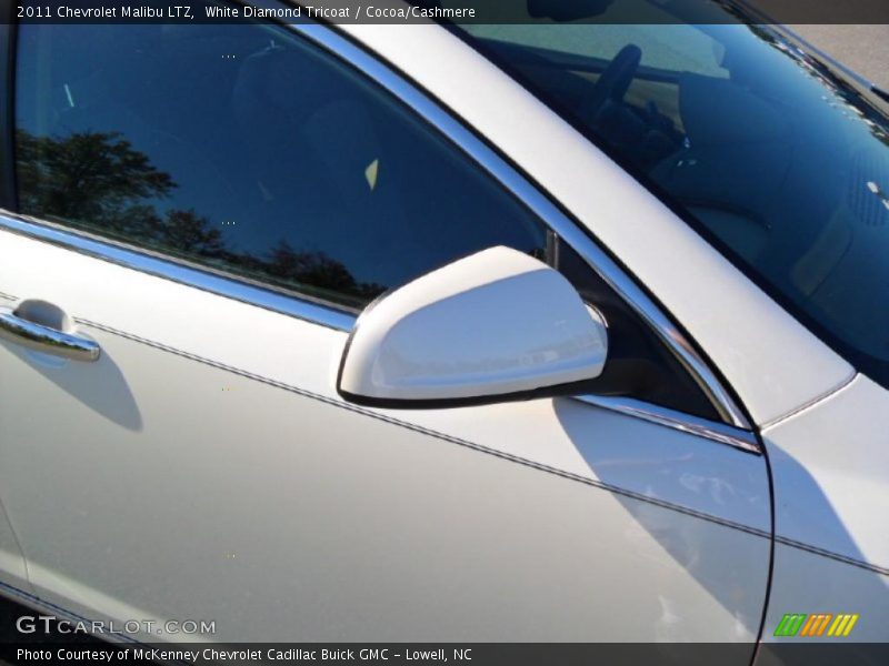 White Diamond Tricoat / Cocoa/Cashmere 2011 Chevrolet Malibu LTZ