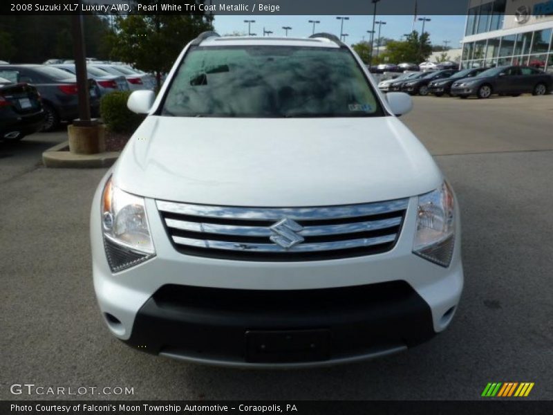 Pearl White Tri Coat Metallic / Beige 2008 Suzuki XL7 Luxury AWD