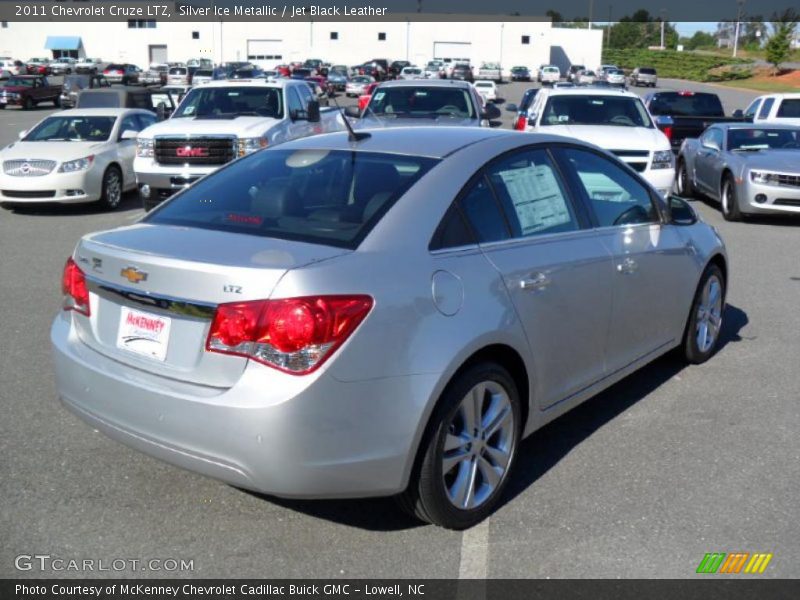 Silver Ice Metallic / Jet Black Leather 2011 Chevrolet Cruze LTZ