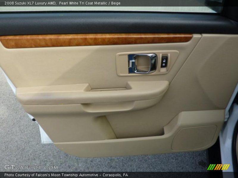 Pearl White Tri Coat Metallic / Beige 2008 Suzuki XL7 Luxury AWD