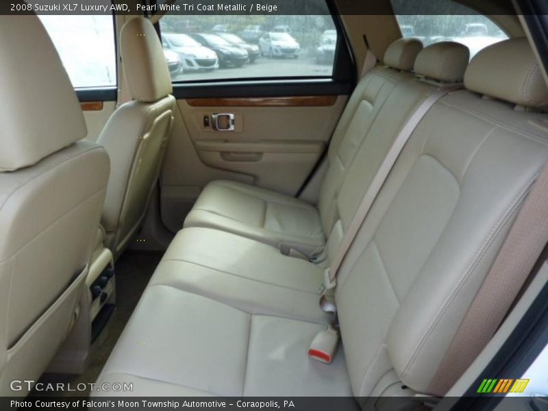 Pearl White Tri Coat Metallic / Beige 2008 Suzuki XL7 Luxury AWD