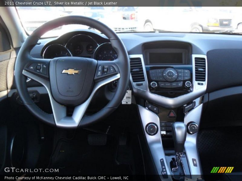 Silver Ice Metallic / Jet Black Leather 2011 Chevrolet Cruze LTZ