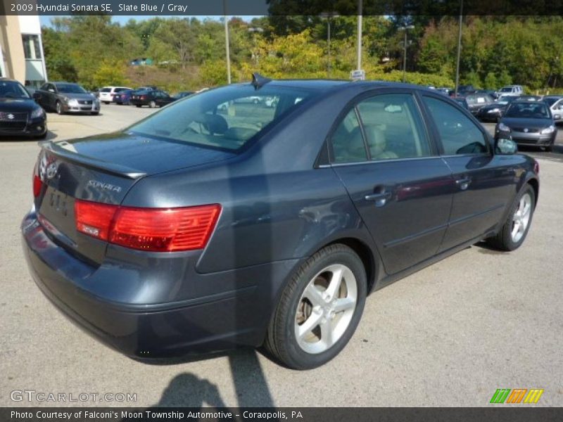 Slate Blue / Gray 2009 Hyundai Sonata SE