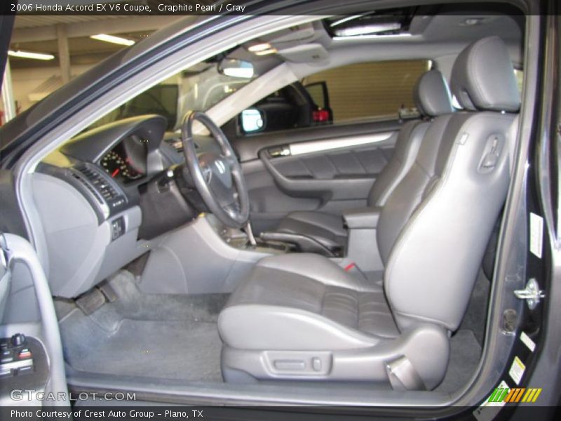 Graphite Pearl / Gray 2006 Honda Accord EX V6 Coupe