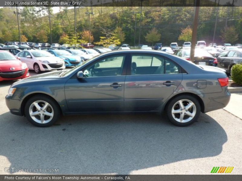 Slate Blue / Gray 2009 Hyundai Sonata SE