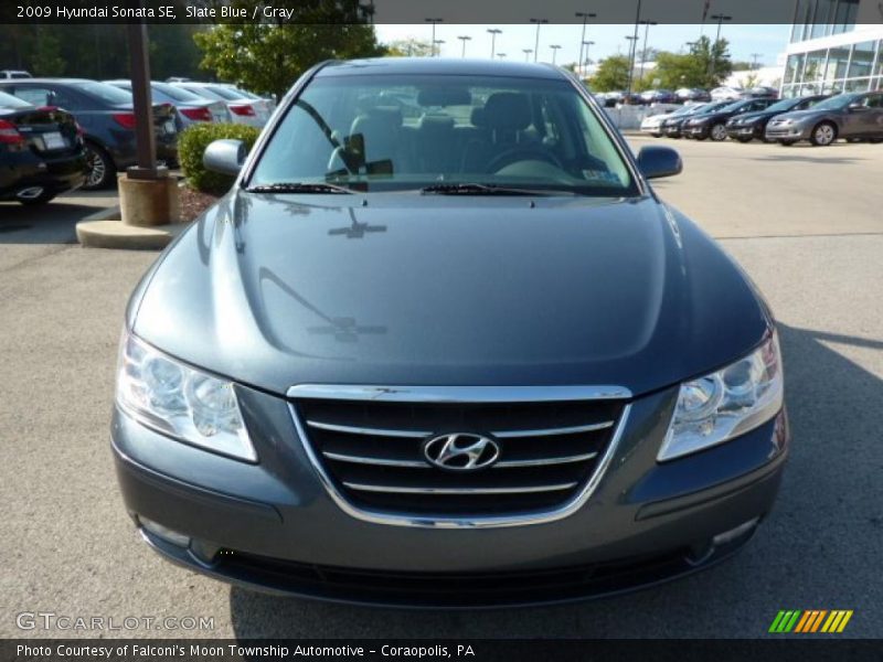 Slate Blue / Gray 2009 Hyundai Sonata SE