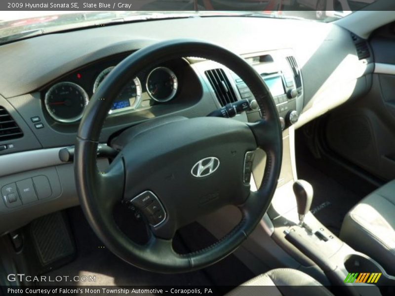 Slate Blue / Gray 2009 Hyundai Sonata SE