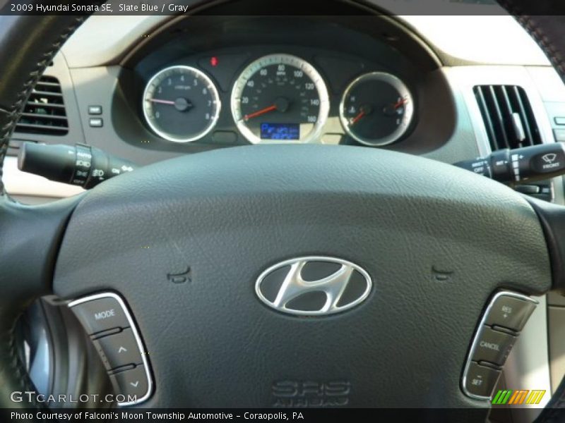 Slate Blue / Gray 2009 Hyundai Sonata SE